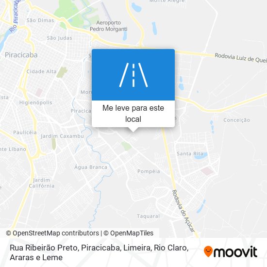 Rua Ribeirão Preto mapa