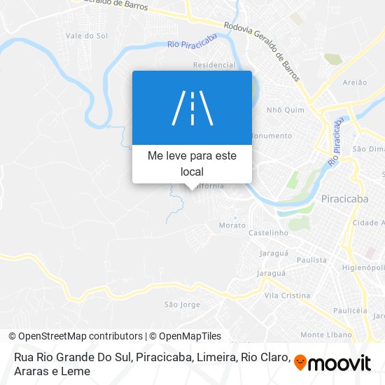 Rua Rio Grande Do Sul mapa