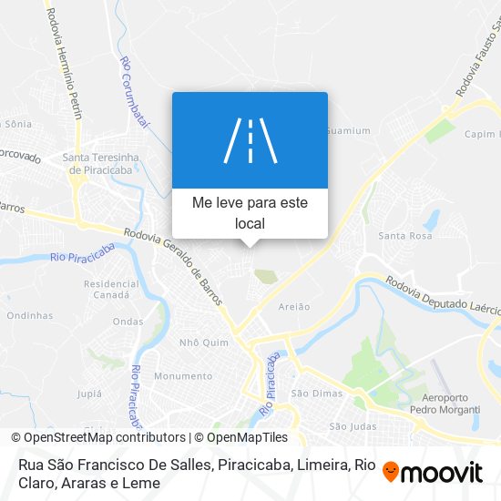 Rua São Francisco De Salles mapa