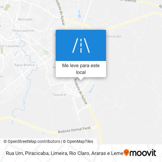 Rua Um mapa