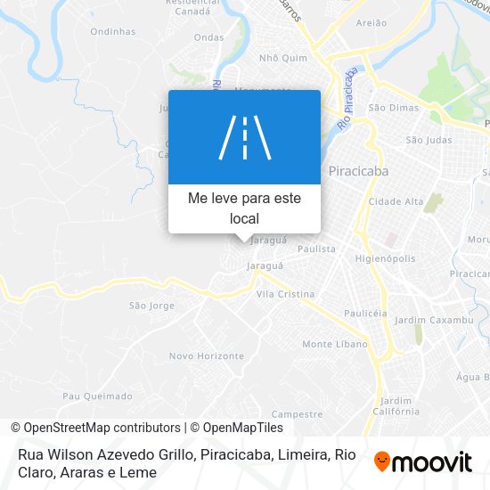 Rua Wilson Azevedo Grillo mapa
