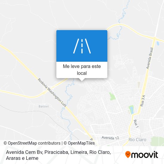 Avenida Cem Bv mapa