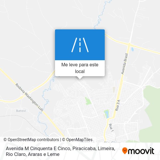 Avenida M Cinquenta E Cinco mapa