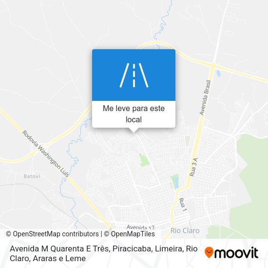 Avenida M Quarenta E Três mapa