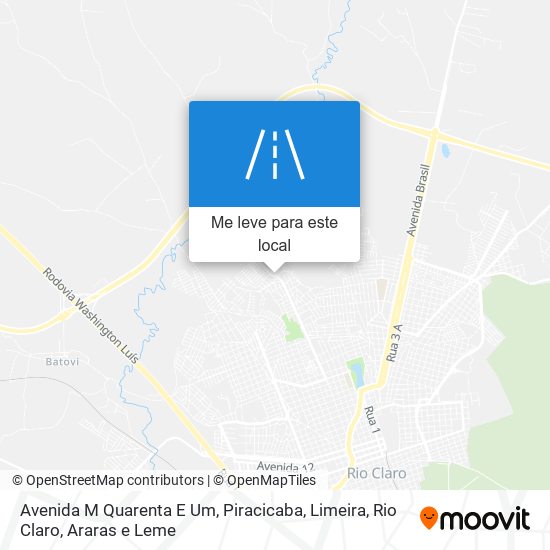 Avenida M Quarenta E Um mapa