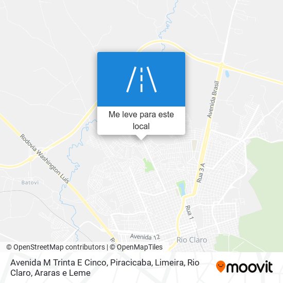 Avenida M Trinta E Cinco mapa