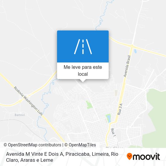 Avenida M Vinte E Dois A mapa