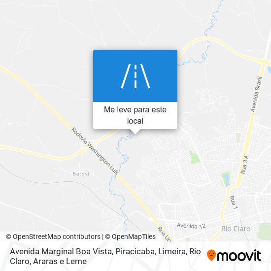 Avenida Marginal Boa Vista mapa