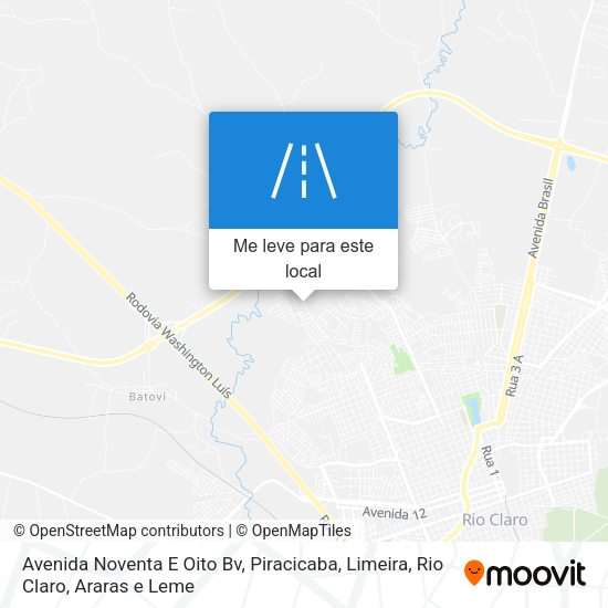Avenida Noventa E Oito Bv mapa