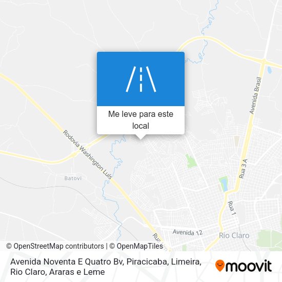 Avenida Noventa E Quatro Bv mapa