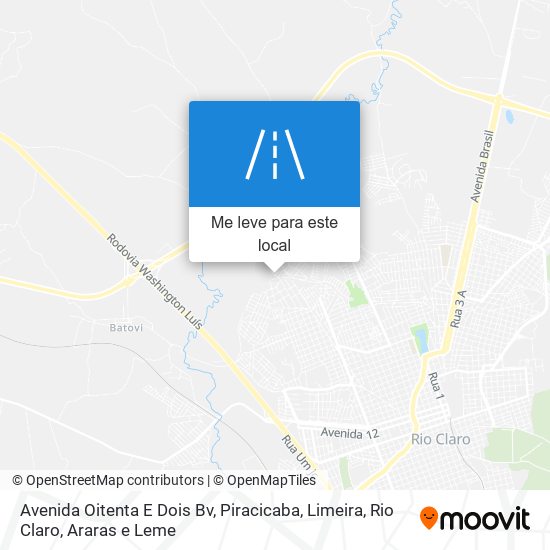 Avenida Oitenta E Dois Bv mapa