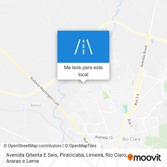 Avenida Oitenta E Seis mapa