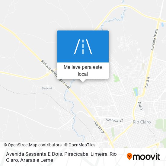 Avenida Sessenta E Dois mapa