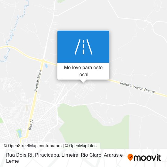 Rua Dois Rf mapa