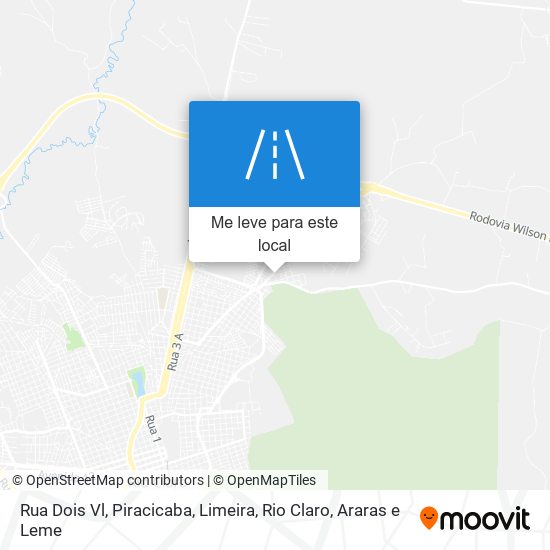 Rua Dois Vl mapa