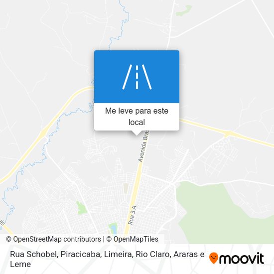 Rua Schobel mapa