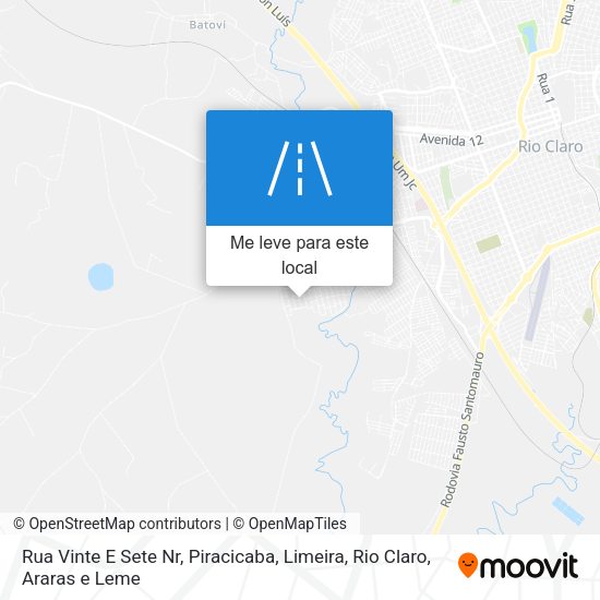 Rua Vinte E Sete Nr mapa