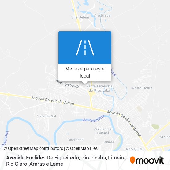 Avenida Euclides De Figueiredo mapa