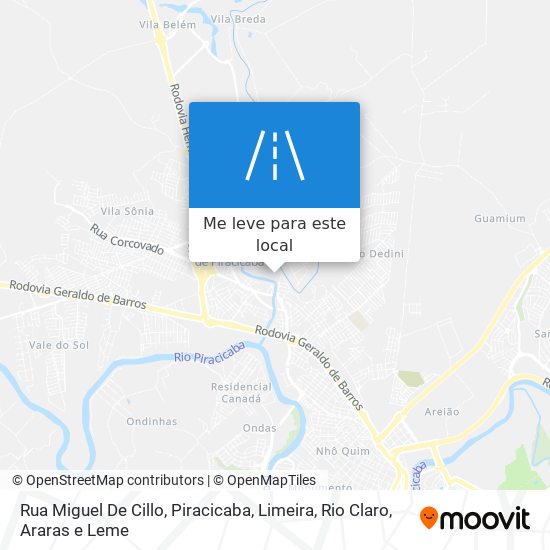 Rua Miguel De Cillo mapa
