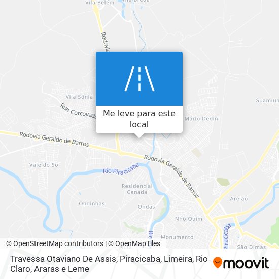 Travessa Otaviano De Assis mapa