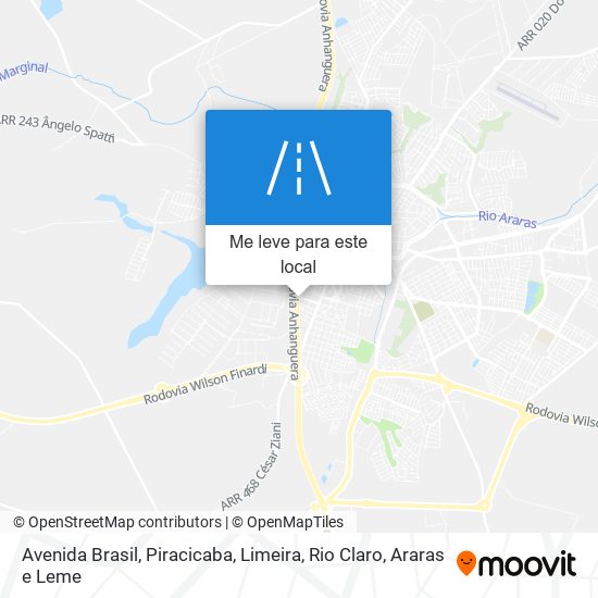 Avenida Brasil mapa