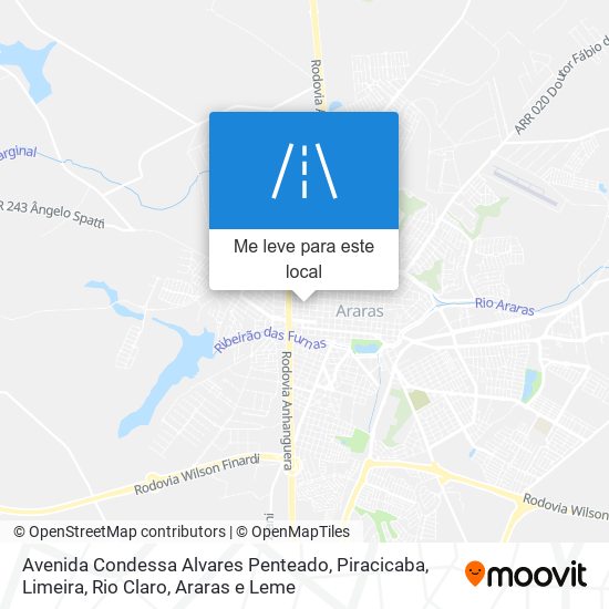 Avenida Condessa Alvares Penteado mapa