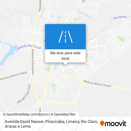 Avenida David Nasser mapa