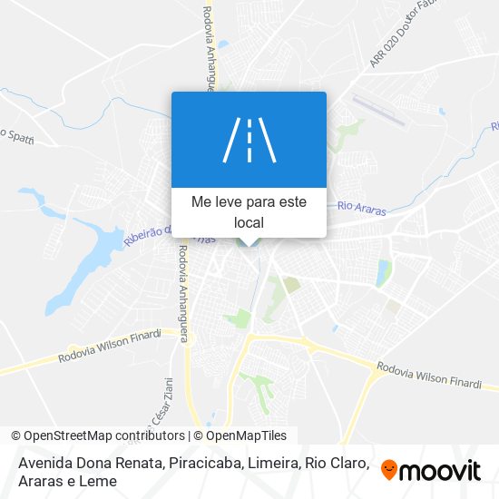 Avenida Dona Renata mapa