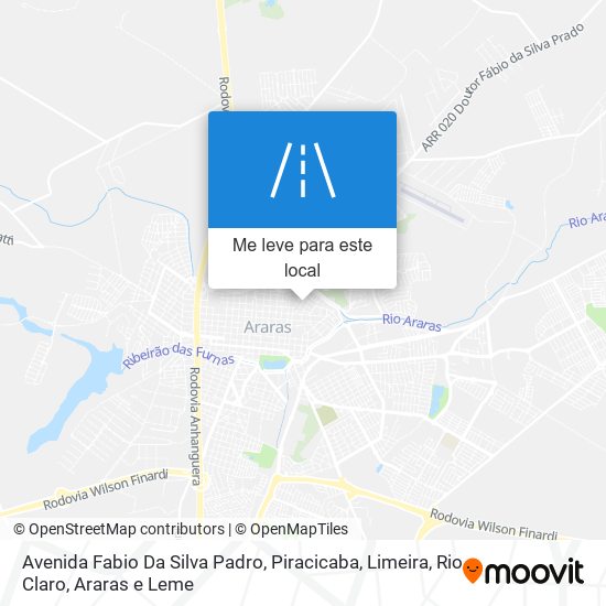 Avenida Fabio Da Silva Padro mapa