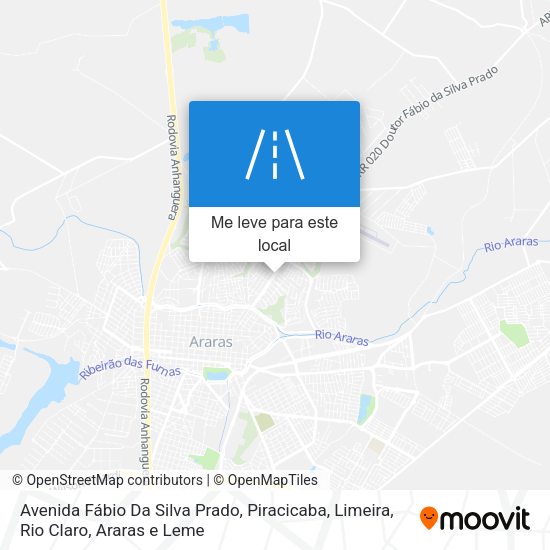 Avenida Fábio Da Silva Prado mapa