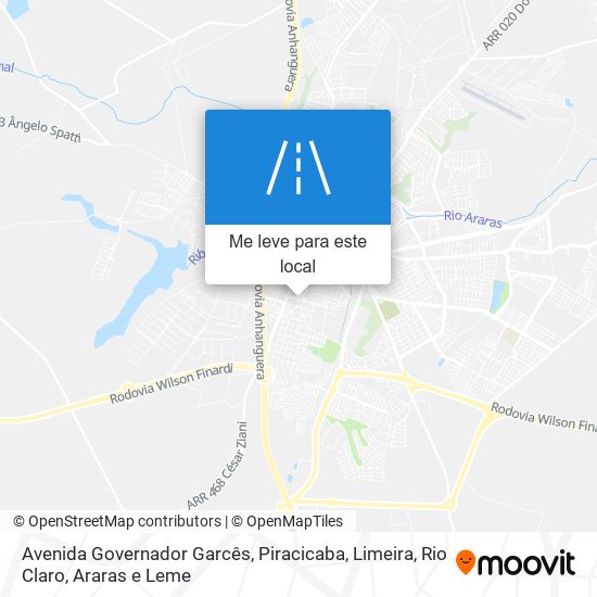 Avenida Governador Garcês mapa