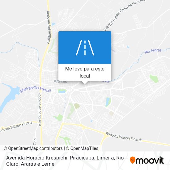 Avenida Horácio Krespichi mapa