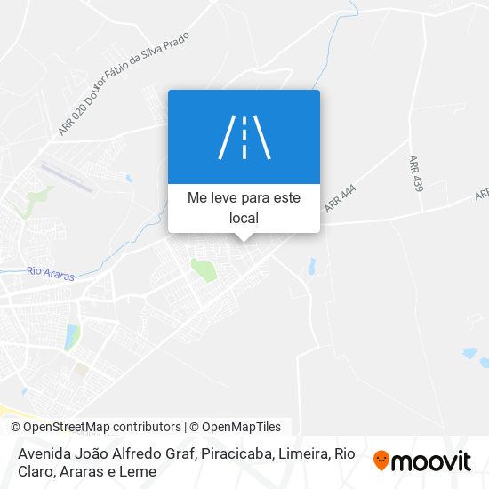 Avenida João Alfredo Graf mapa