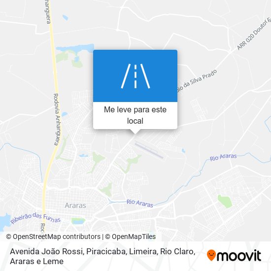 Avenida João Rossi mapa