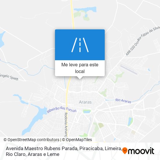 Avenida Maestro Rubens Parada mapa
