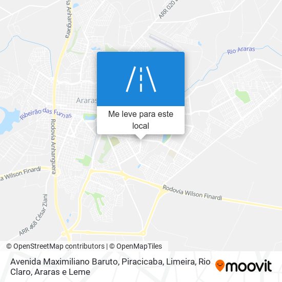 Avenida Maximiliano Baruto mapa