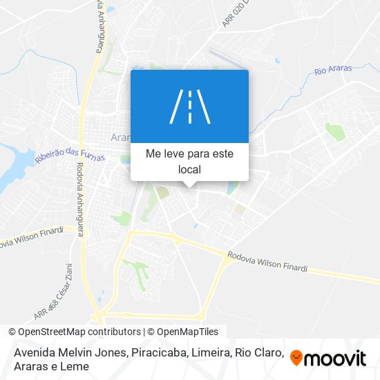 Avenida Melvin Jones mapa