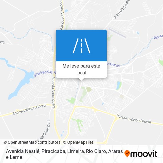 Avenida Nestlé mapa