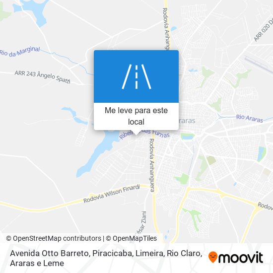 Avenida Otto Barreto mapa