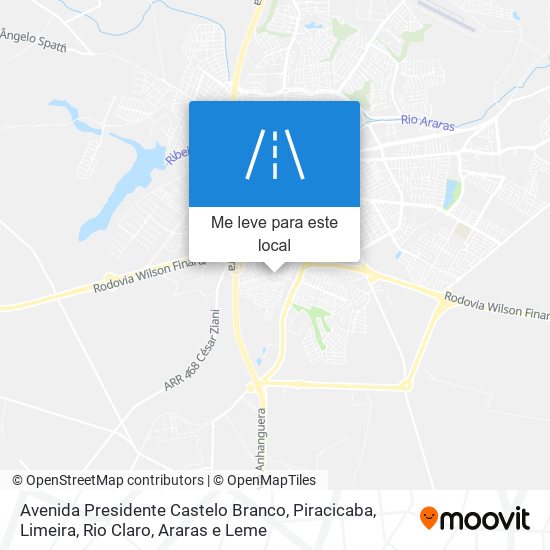 Avenida Presidente Castelo Branco mapa