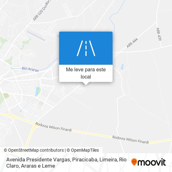 Avenida Presidente Vargas mapa