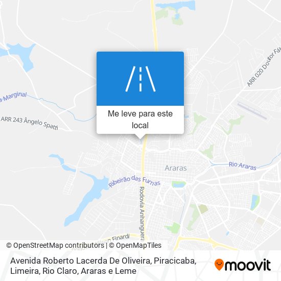 Avenida Roberto Lacerda De Oliveira mapa