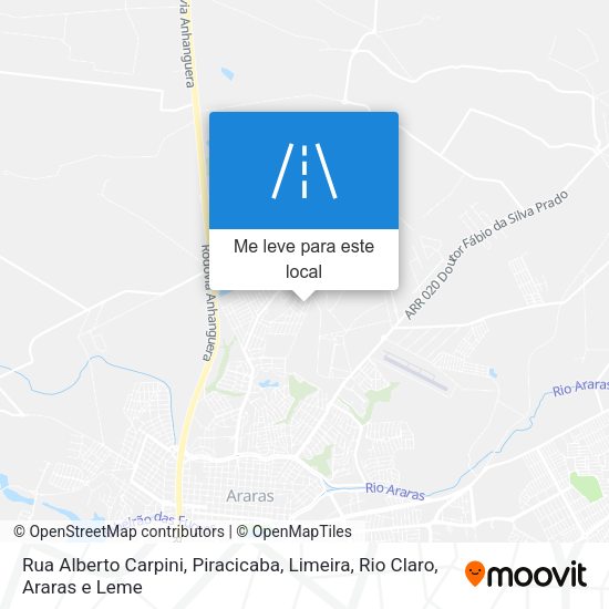 Rua Alberto Carpini mapa