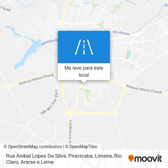 Rua Aníbal Lopes Da Silva mapa