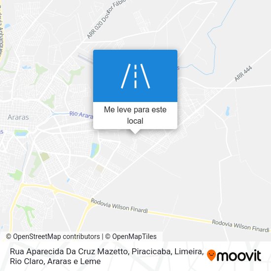 Rua Aparecida Da Cruz Mazetto mapa