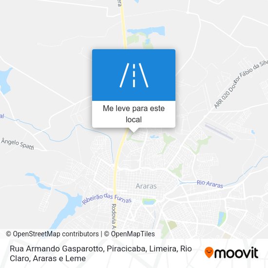 Rua Armando Gasparotto mapa