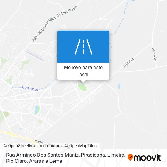 Rua Armindo Dos Santos Muniz mapa
