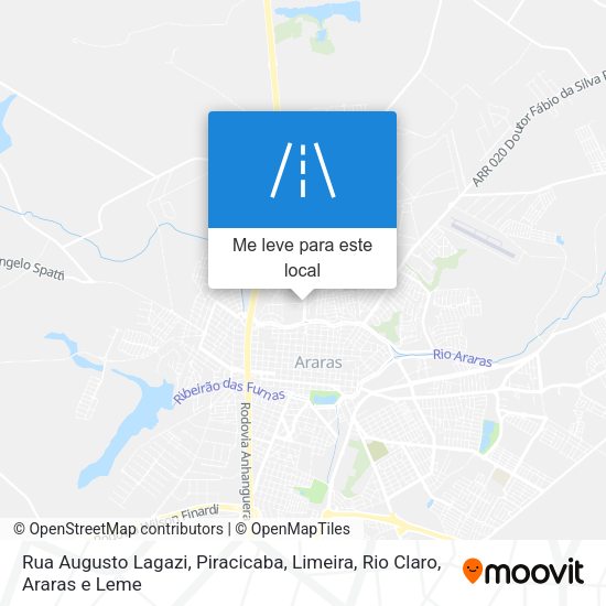 Rua Augusto Lagazi mapa