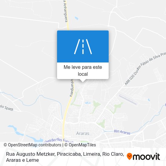 Rua Augusto Metzker mapa