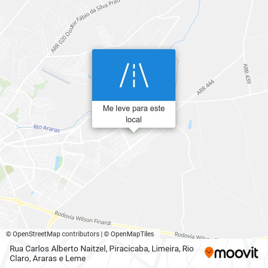 Rua Carlos Alberto Naitzel mapa